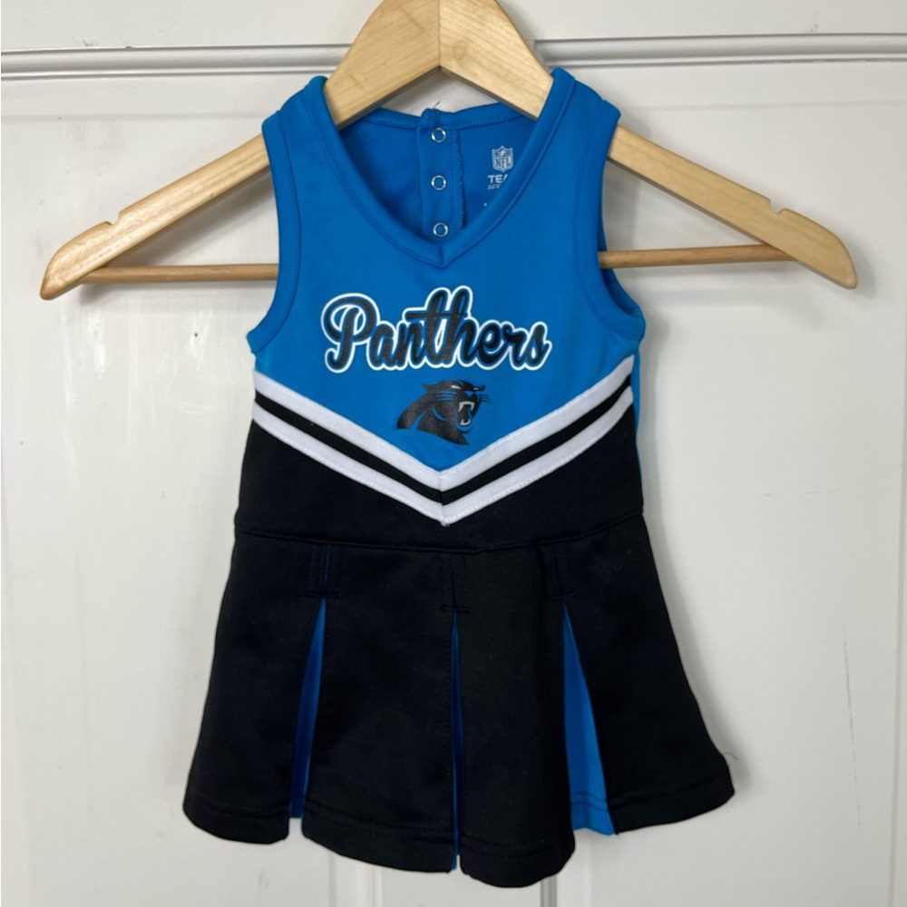 Carolina Panthers NFL Toddler Cheerleader Dress 18M